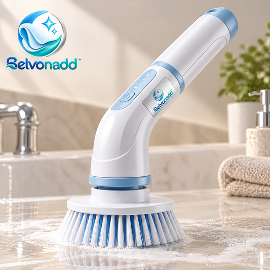 Belvonadd™ Electric Spin Scrubber – Cordless Power Cleaning Brush for Bathtub, Tile, Shower & Bathroom Surfaces