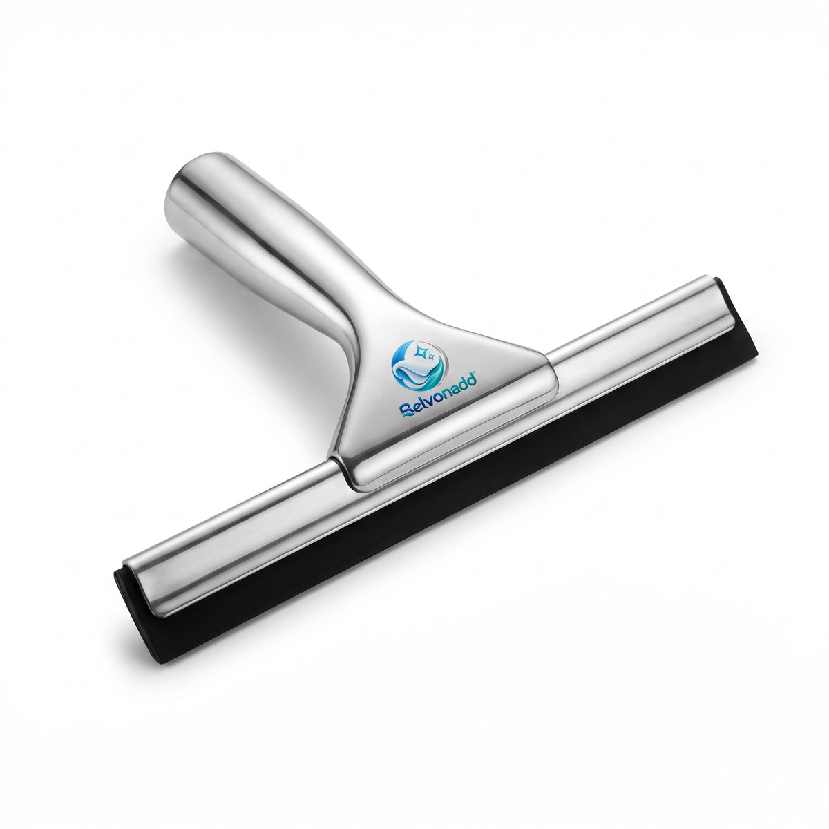 Belvonadd™ Shower Glass Squeegee – Stainless Steel Bathroom Wiper for Shower Doors, Mirrors & Tile Surfaces