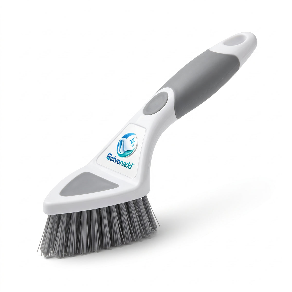 Belvonadd™ Corner Cleaning Brush – Angled Stiff-Bristle Bathroom Detail Scrubber for Grout Lines, Edges & Tight Spaces