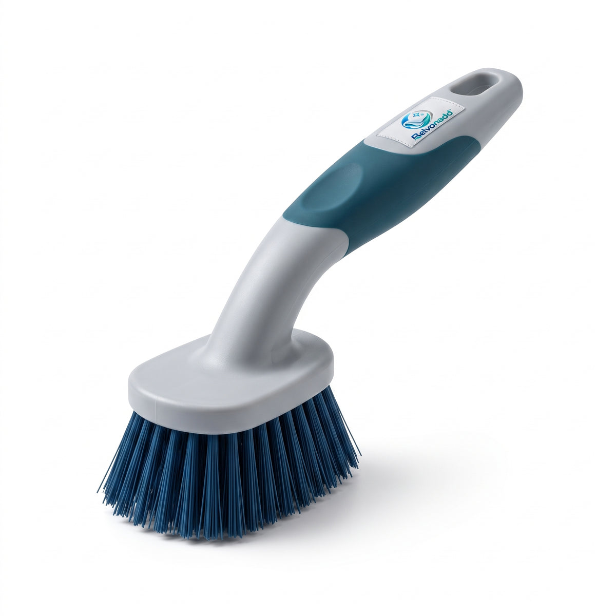 Belvonadd™ Bathtub Cleaning Brush – Heavy-Duty Bathroom Scrubber with Dense Bristles & Ergonomic Non-Slip Handle