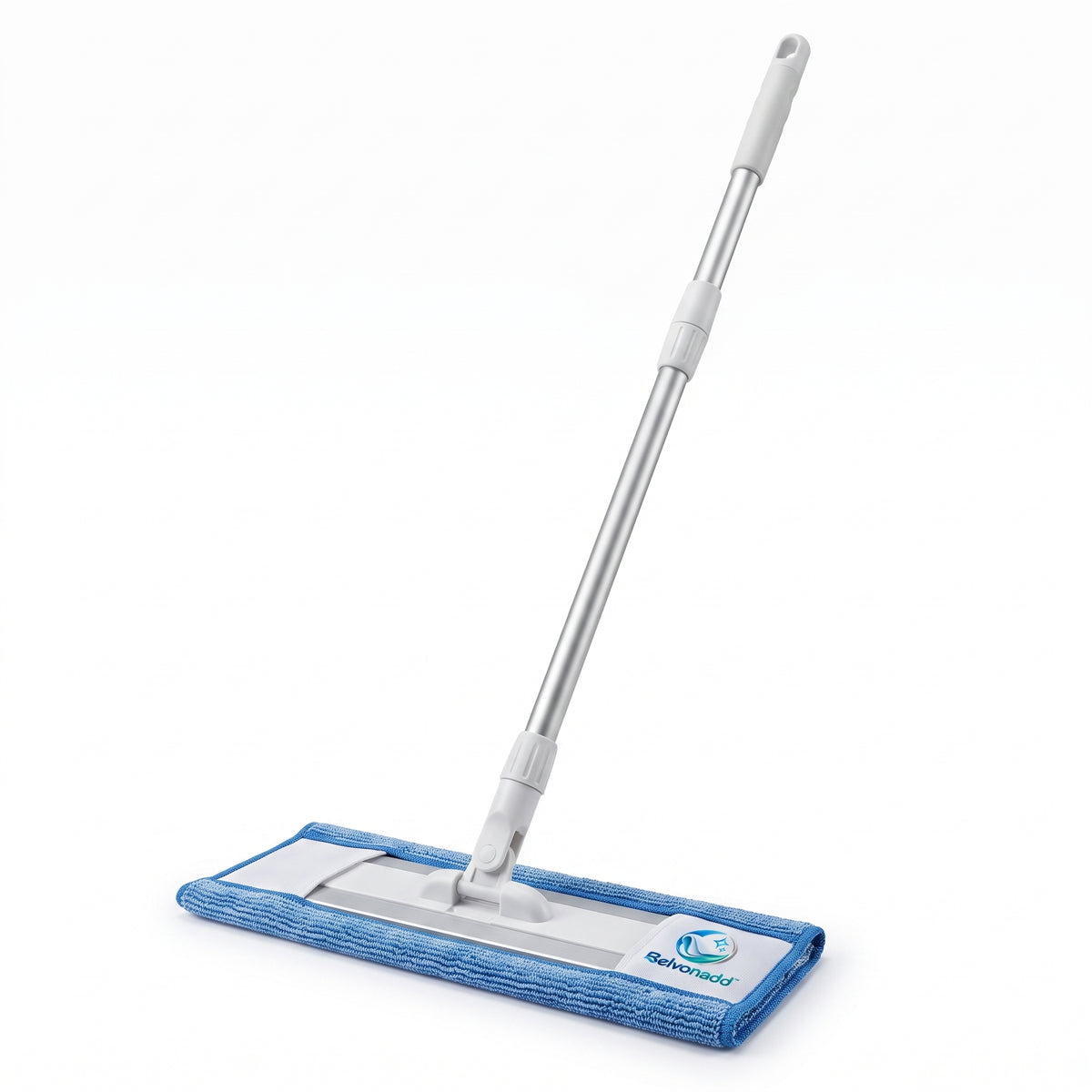Belvonadd™ Microfiber Bathroom Cleaning Mop – Extendable Flat Mop for Bathroom Floors, Tile Walls & Quick-Dry Surface Cleaning